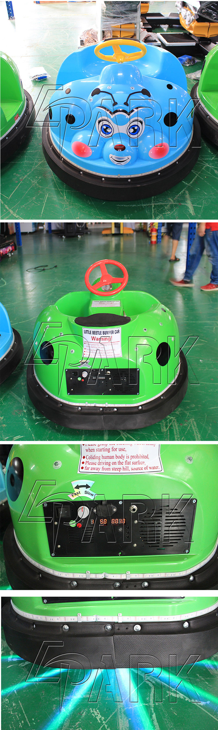 Rechargeable Racing Kids Bumper Car Indoor Playground Ride On Machine 12 V