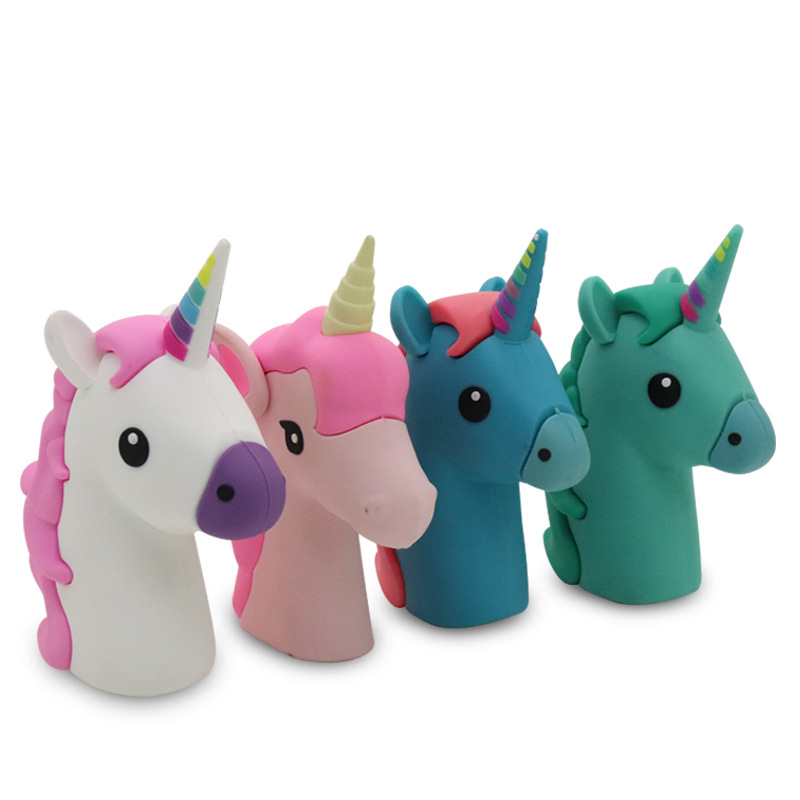 Cartoon 5V1A 2600mAh Unicorn Charging Power Bank MSDS