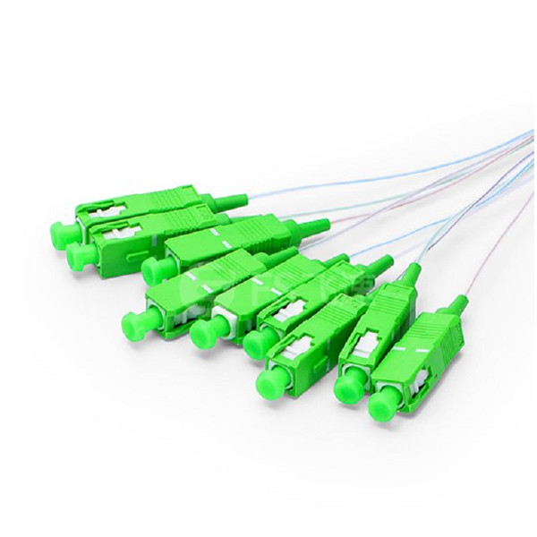 4 Way 0.9MM Steel Tube Plc Splitter , 1x4 Optical Splitter High Reliability