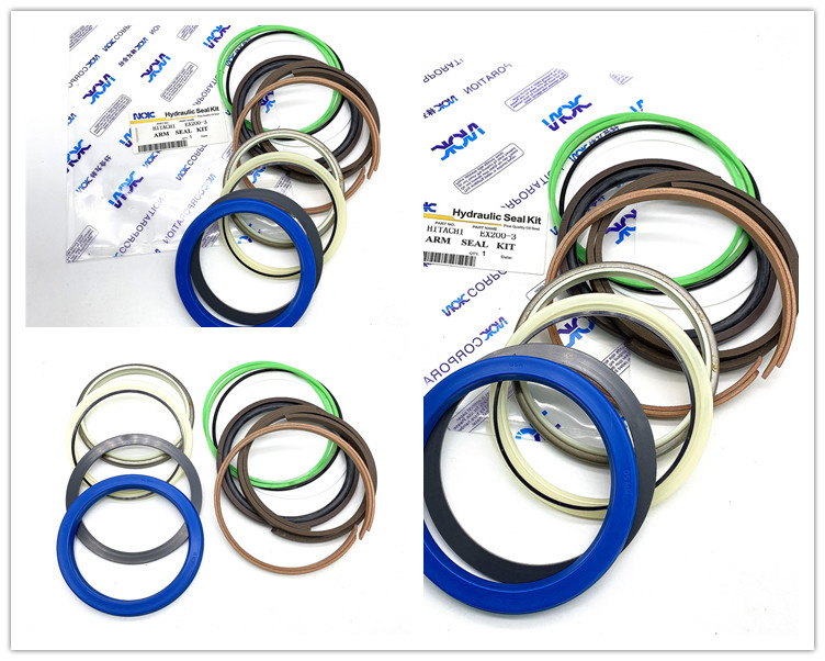 4369914 Arm Cylinder Seal Kit EX200-3 , NBR Matrial Excavator Oil Seal