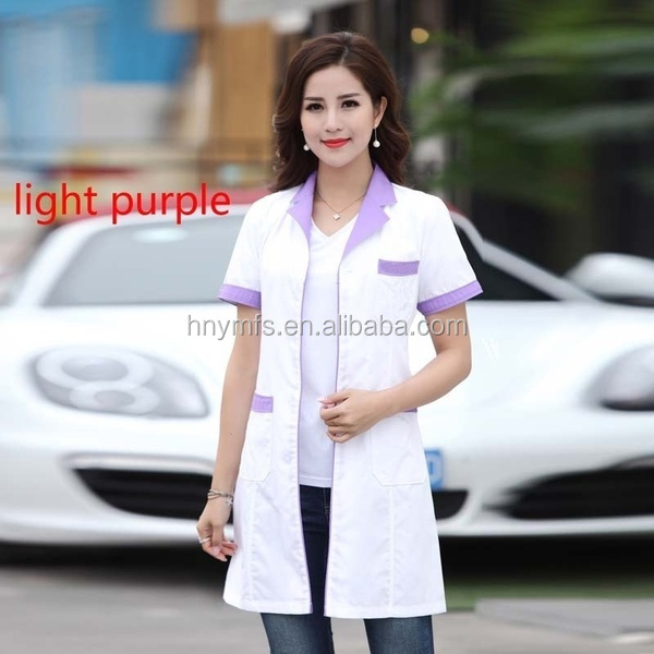 Factory Price Hospital Uniform Women's light weight scrub top for healthcare professionals Short-sleeved 3-pockets medical scrub