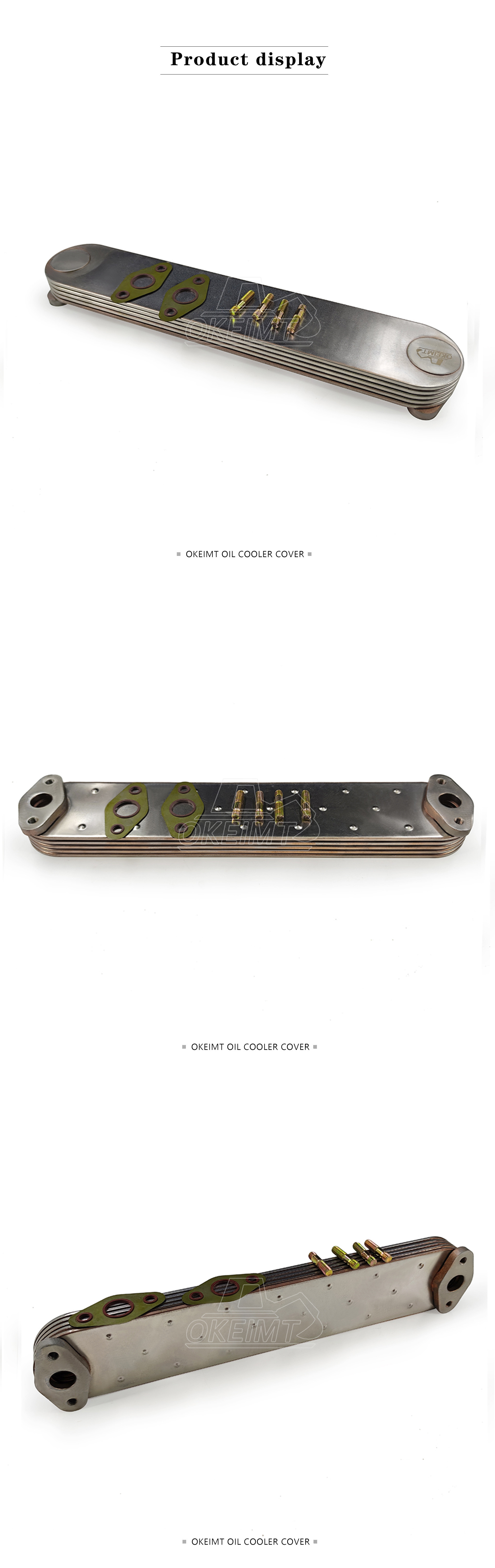 High Quality Excavator Diesel Engine Parts Radiator S6K-5P Excavator Engine Parts Oil Cooler 34339-03100 For CATE E320C