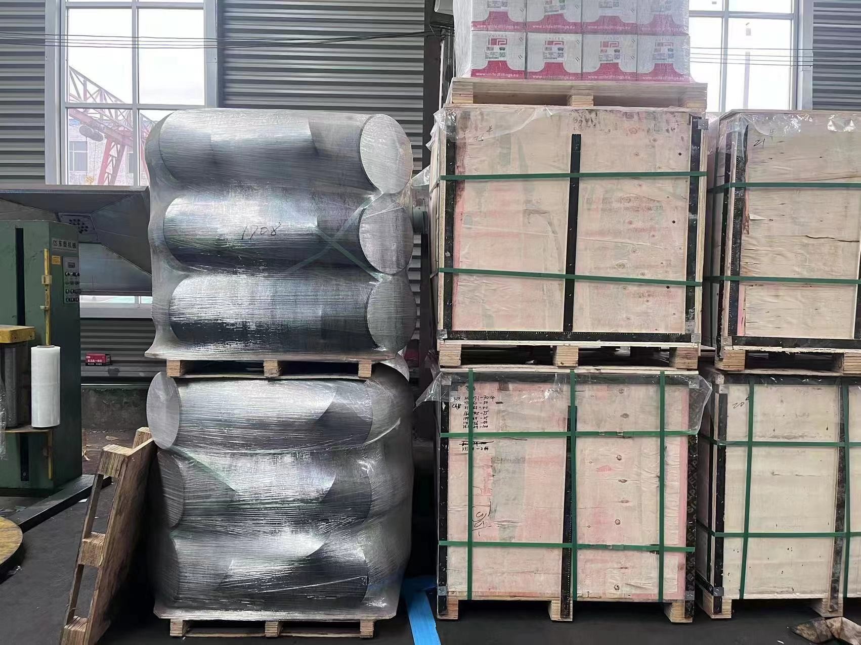 ISO Butt Weld Pipe Fittings ASTM A234 WPB Fittings Gas Air Steam Transport