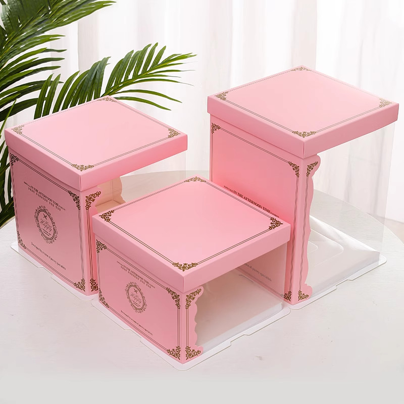 Food Industry Customizable Cake Containers for Customized Packaging
