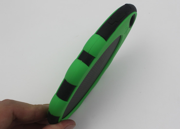 5000 mAh Oval Shape Solar Mobile Usb Power Bank Battery Pack For Travel