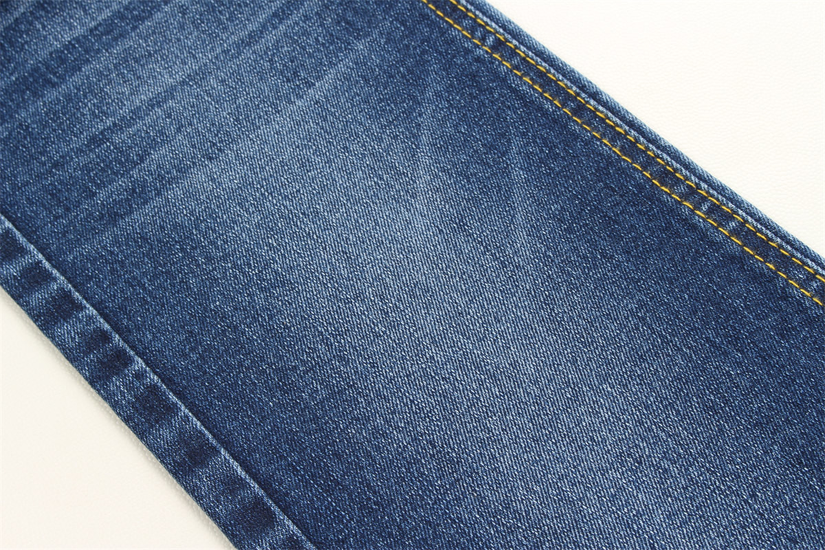 Wholesale 10.9 Oz Warp Slub High Stretch Woven Denim Fabric For Jeans