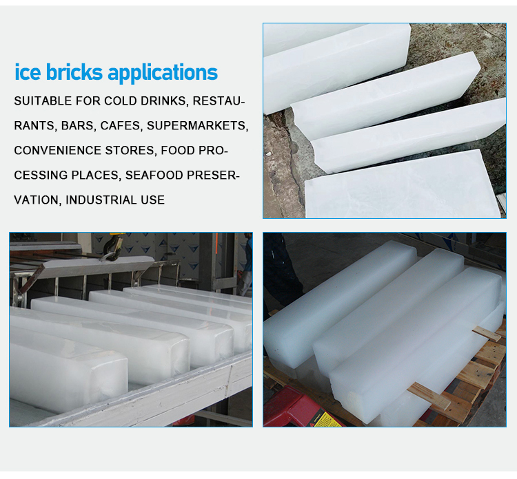 Easy operation 1 Ton Industrial Ice Block Machine High Efficiency Power Saving