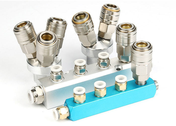 Pneumatic Quick Connector Industrial Consumable Products Aluminum Material