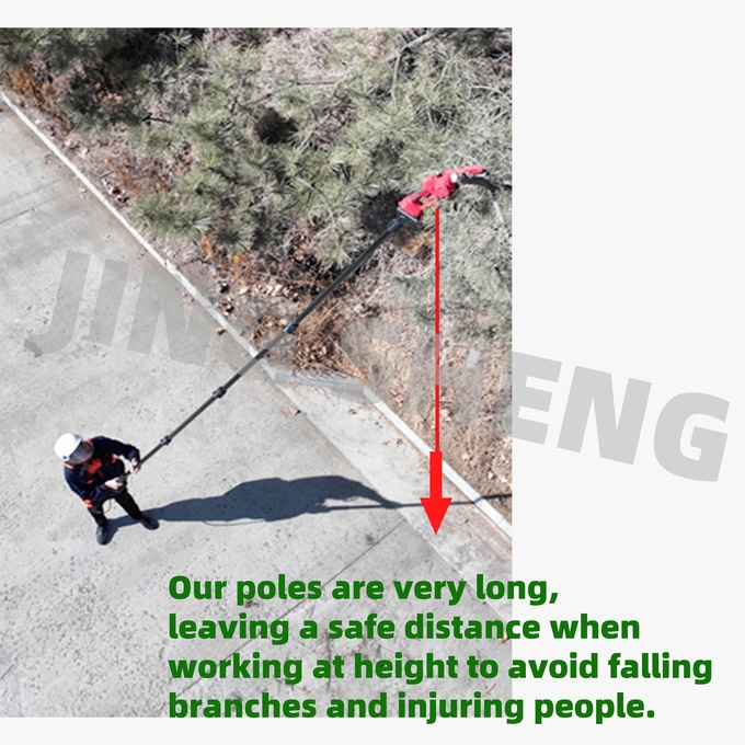 18FT Telescopic Electric Pole Chain Saw for Commercial Landscaping Battery Powered 2-Year Warranty 9