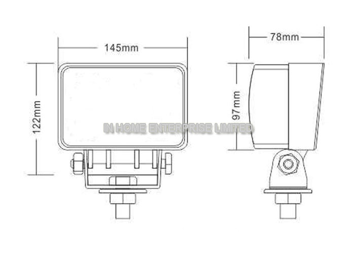 4050LM 15PCs CREE LED Work Lamps 45W Led Driving Lights For Trucks