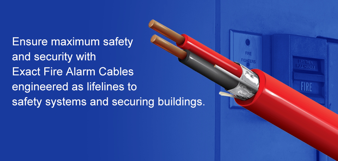 1.5 sqmm Copper Conductor Fire Alarm Cable with Shielding and PH30/60/120 Fire Resistance