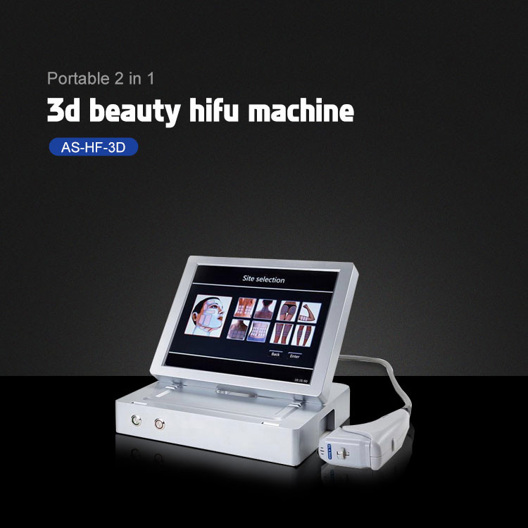 Portable Hifu 3D Face and Body Lifting Machine Advanced for Beauty Spa
