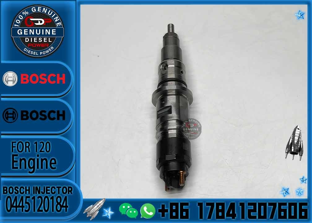 New Common Rail Fuel Injector 0445120384 4988835 0445120071 0445120184 0445120185 0445120267 for Engine ISB 6.7