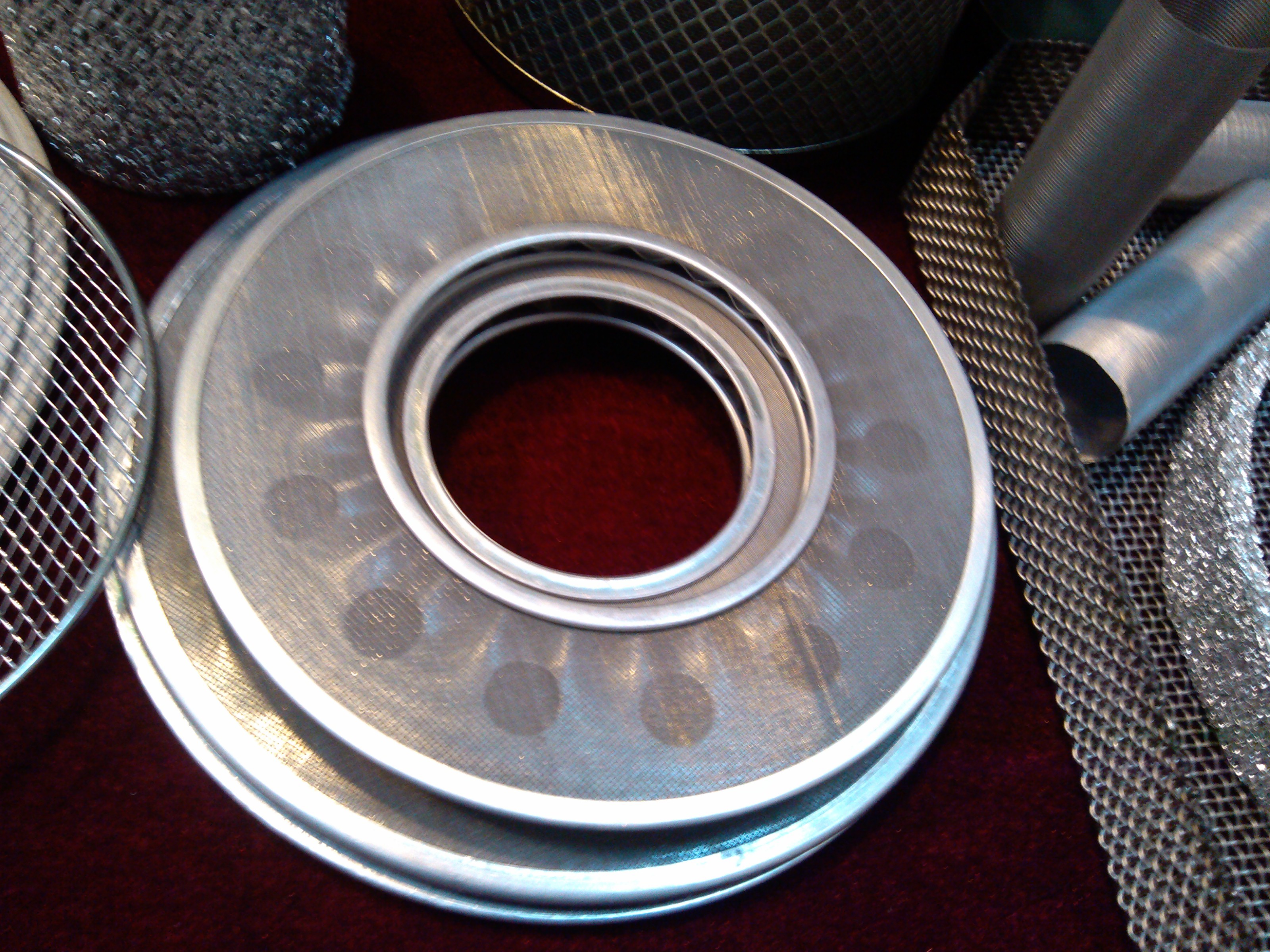 201 Stainless Steel Filter Discs Screen Diameter 152mm 250mm