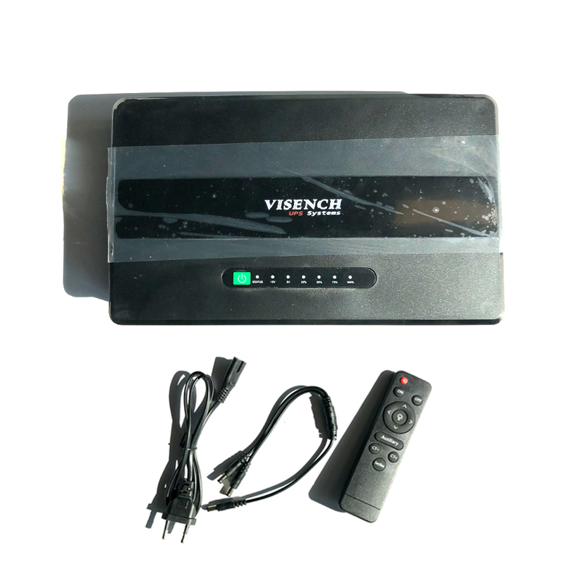 Overcurrent Protection Portable Solar 14400MAH 12V 15V 24V 100W Mini DC UPS Power Supply