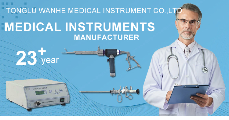 Reusable Laparoscopic Needle Holder Wanhe Gun Type for Surgical Operation Requirements