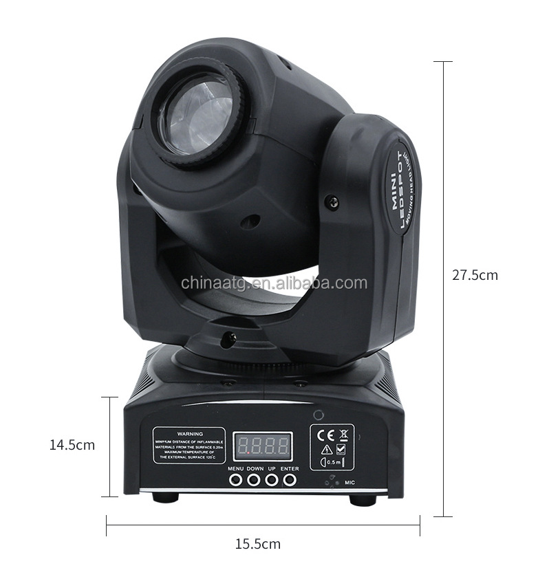 LED Moving Head Light AC100-240V 50-60Hz Input Voltage With 60W RGBW