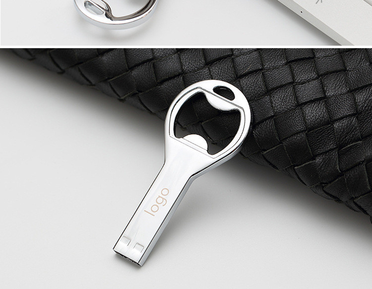 Bottle Opener Shape Metal USB Stick 64GB 128GB UDP 2.0 15MB/S