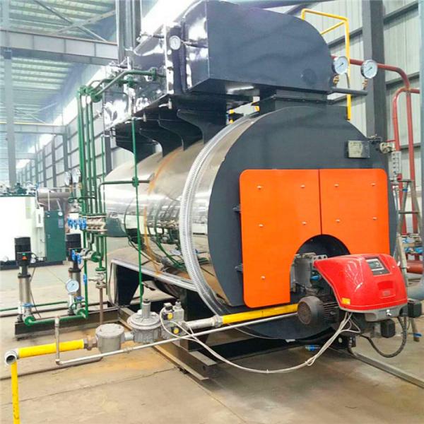 2t/h 150hp low Cost Wns Horizontal Oil Gas Fuel Condensing steam boiler for milk pasteurization