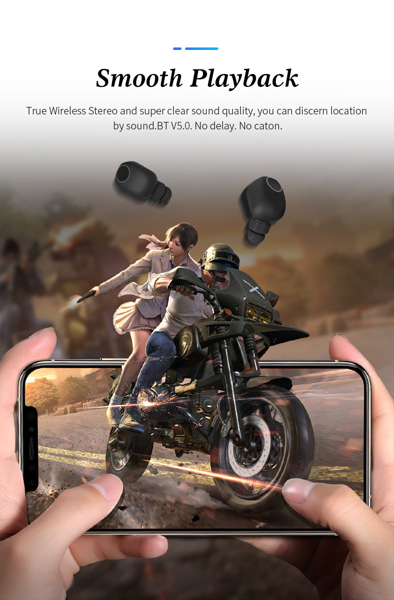 TWS Wireless Earphone Q1 High Quality BT Earbuds HiFi Sound Waterproof BT 5.0 for Smart Phone