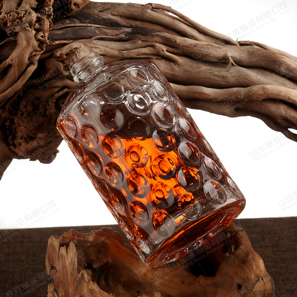 700ml 1L Glass Liquor Bottle for Screw Cap Gin Whiskey Vodka Rum Spirit
