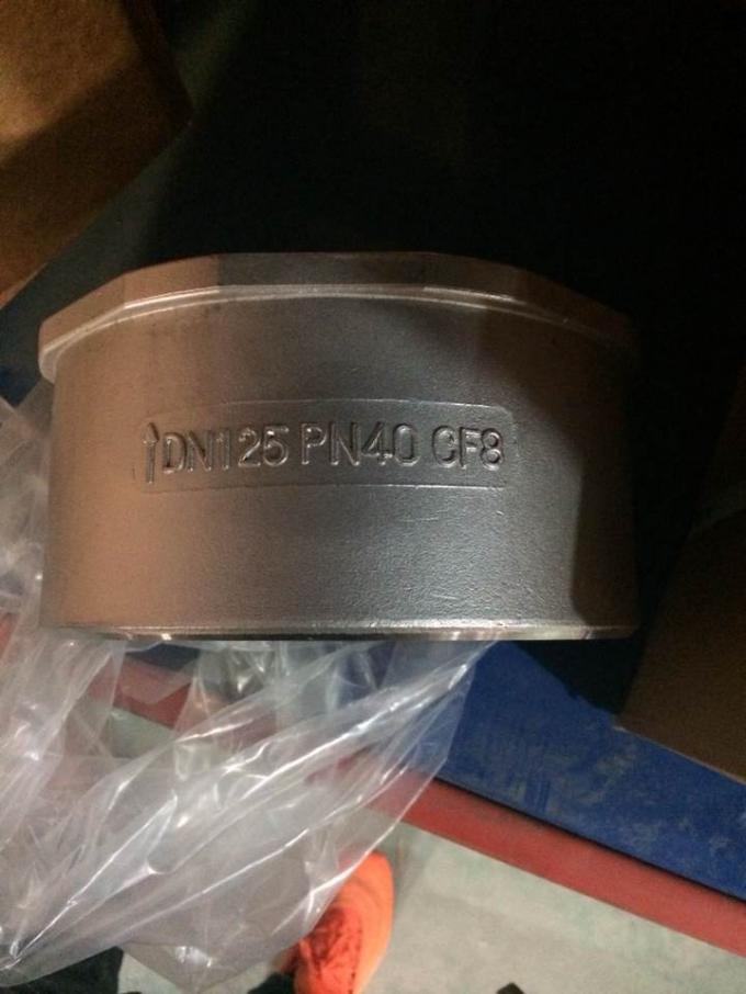 DIN Cast Iron / Steel Lift Double Flanged Ball Check Valve , Non Return Valve 7