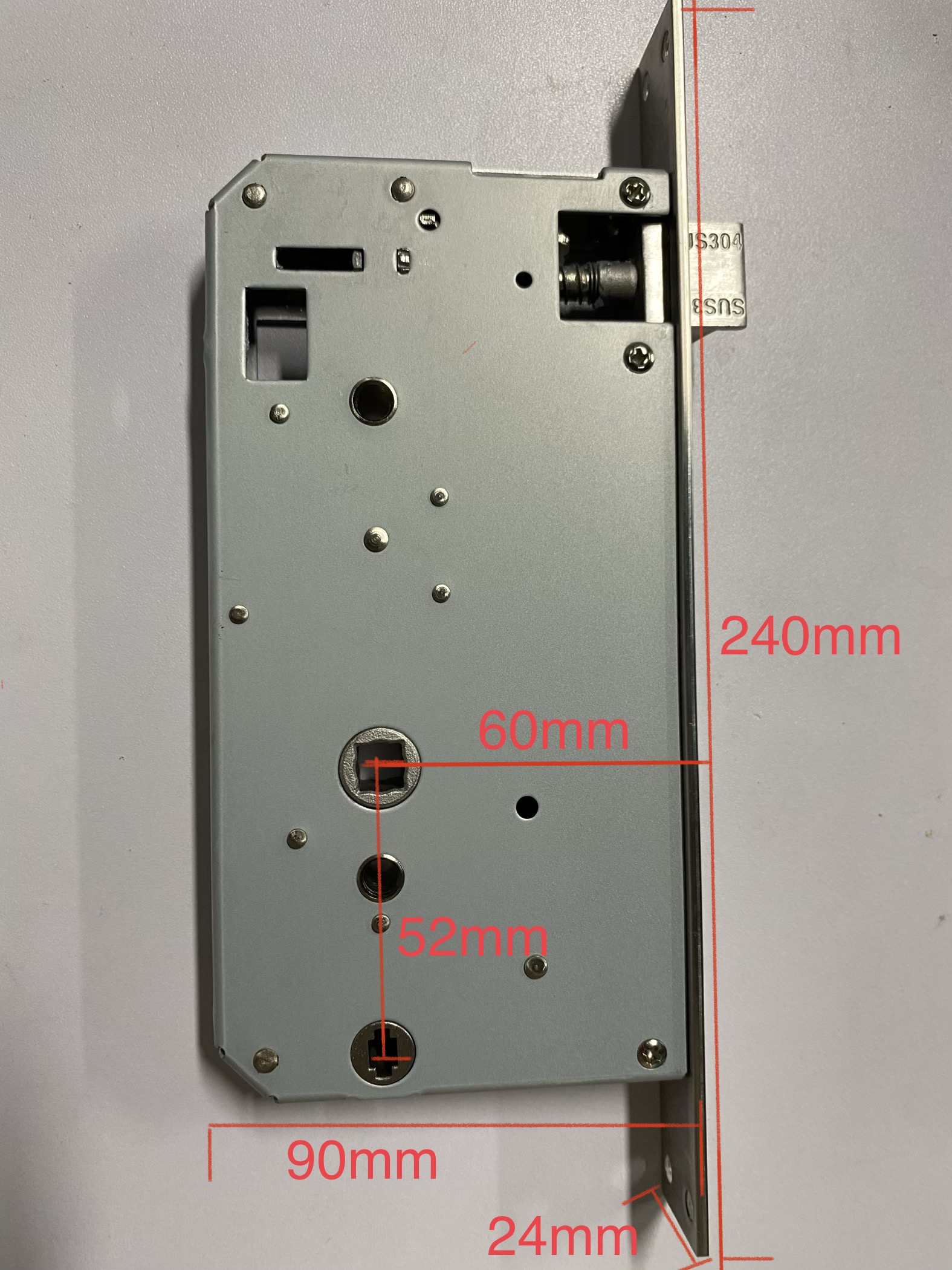 CE ROHS Door Lock Body Stainless Steel Mortise Lock Case