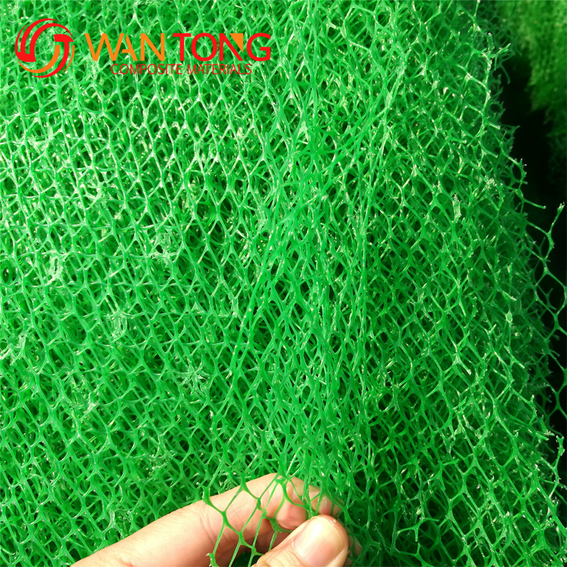 HDPE Plastic Geomat Green 3D Design for Slope Protection Applications
