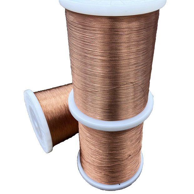 Class 155 Enamelled Round Copper Wire UEWF Heavy Polyurethane AWG 46-10 Diameter
