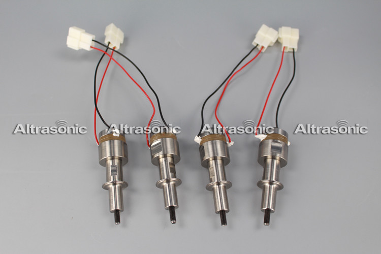 60kHz 100watt Titanium Ultrasonic Welding Transducer With Booster