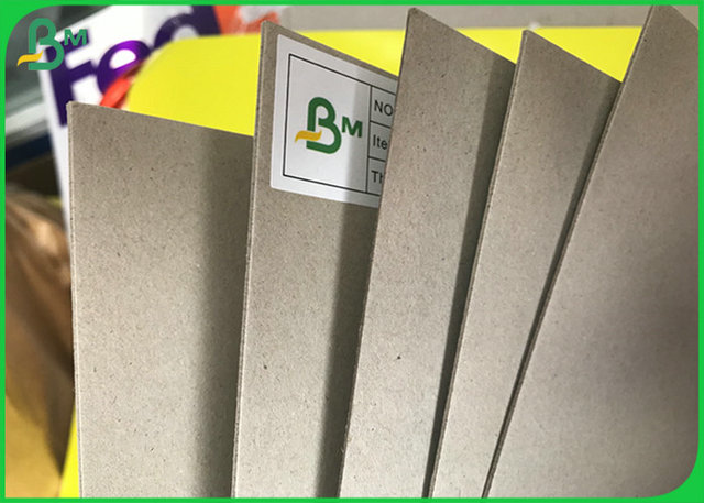 Uncoated Grade AAA Recycled Pulp Board , 1mm 1.5mm Carton Board Sheets For Book Cover