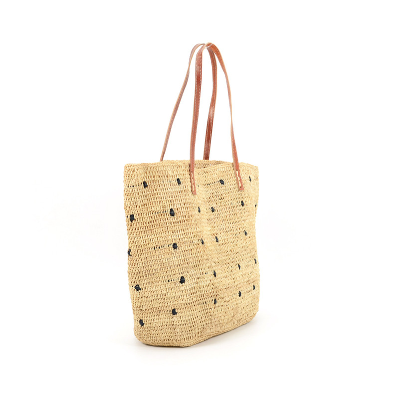 Fresh Summer Lafite Woven Grass Bag One Shoulder Holiday Leisure Beautiful