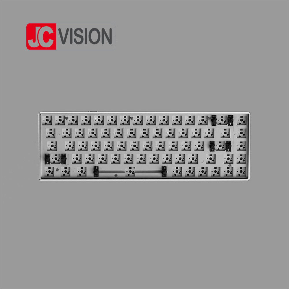 Customized Style Aluminum 68 Keys Mechanical Keyboard Case Kit RGB LED Backlit