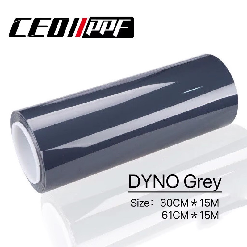 6.5mil TPU Black Headlight PPF For Car Lamps Protection 30cm X 15m