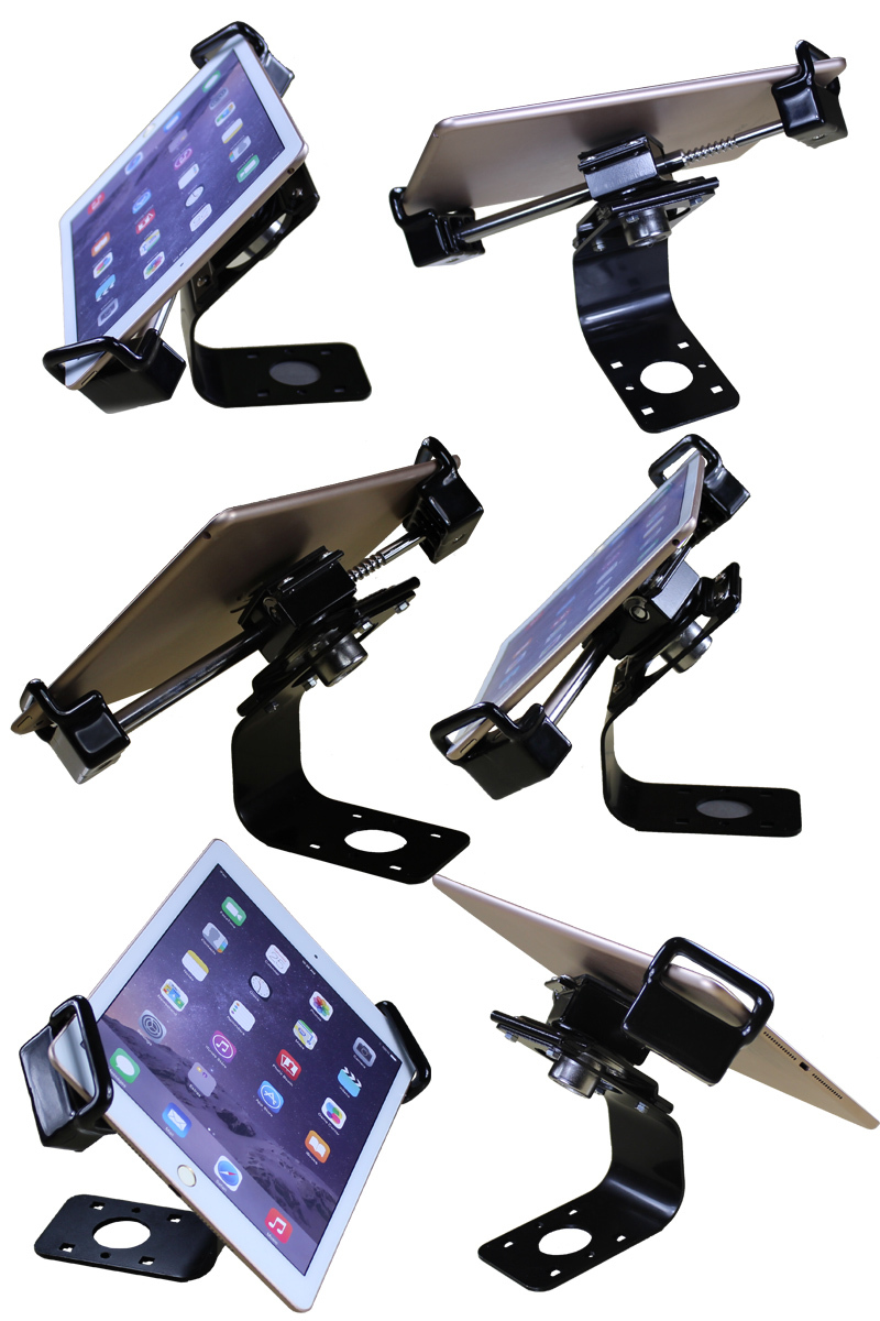 COMER 7-10 inch tablet pc anti-theft lock display counter holder for promotion