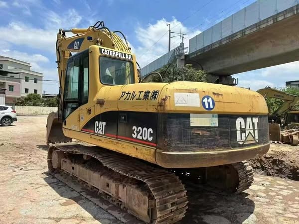 1m3 Bucket Capacity Used Cat 320C Hydraulic 20ton Digger for Construction Projects