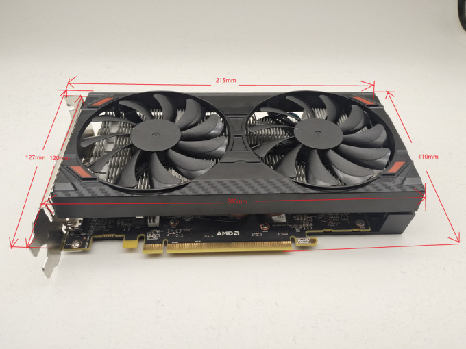 GPU AMD Radeon RX 5500 XT Graphics Card 8GB GDDR6 128bit DisplayPort X 3 / HDMI X 1