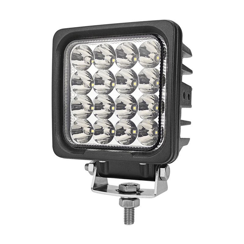 10-30V Professional Square 48W LED Work Light for Mining Machinery