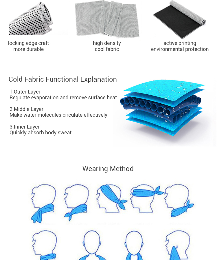 Multi Purpose Personalized Workout Towels Full Dye Sublimation Antibacterial