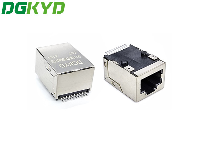 TAB-UP Gigabit Integrated Transformer Shielding SMT DGKYD RJ45 Network Connector Without Light