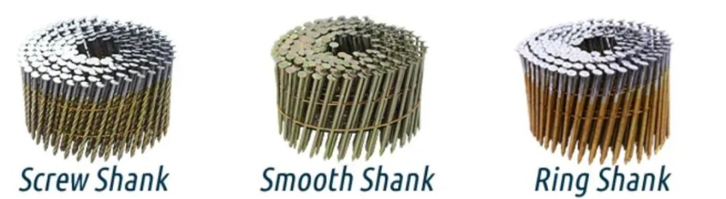 Wire Pallet Coil Nails Cheap 2&prime;&prime;x. 099&prime;&prime; 2 1/4&prime;&prime;x. 099&prime;&prime; Common Nail Steel Round Head