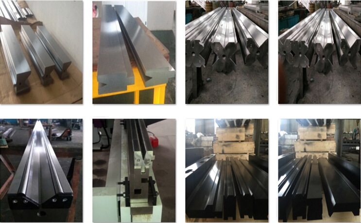 160 Ton CNC Brake Bending Tool Section Punching Die European Style