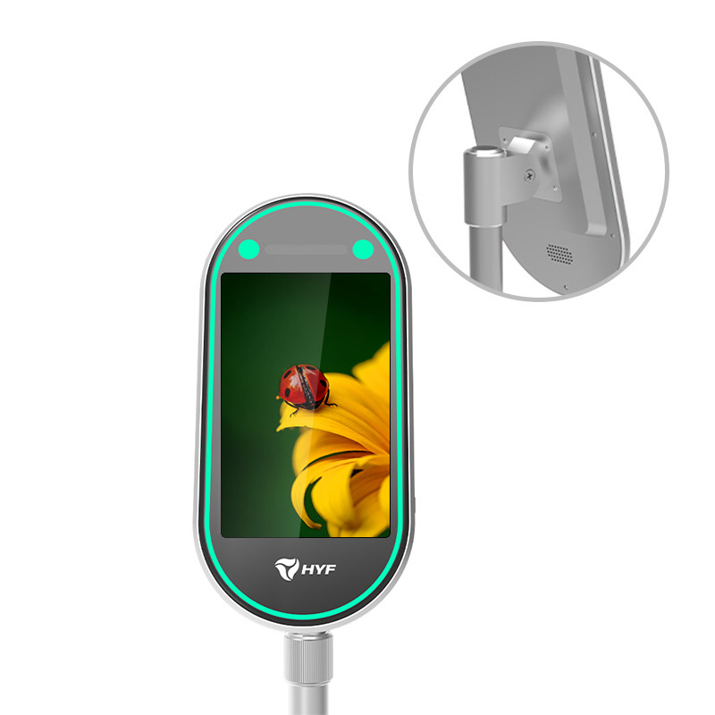 8 Inch Oval Verification Facial Identification Terminal Attendance Machine Face Detection