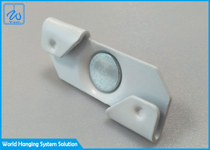 Steel T Bar Fixture Clip With Hole , Acoustical Hanging Light Fixtures