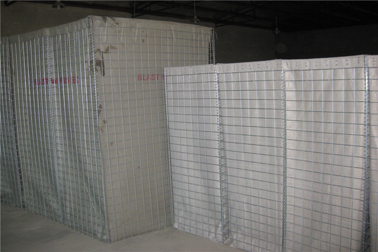 Explosion Proof Hesco Barrier Defensive Barrier Sand Wall 1X1X5m