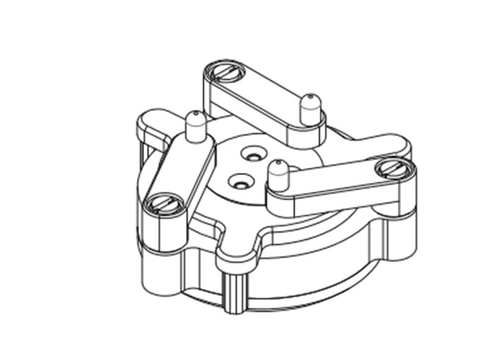 Ring adjustable laser marking numerical control shaft rotation axis , RA - 3D - S