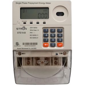 China 80A Single Phase Digital Meter , 1000imp/KWh Prepaid Kwh Meter on sale