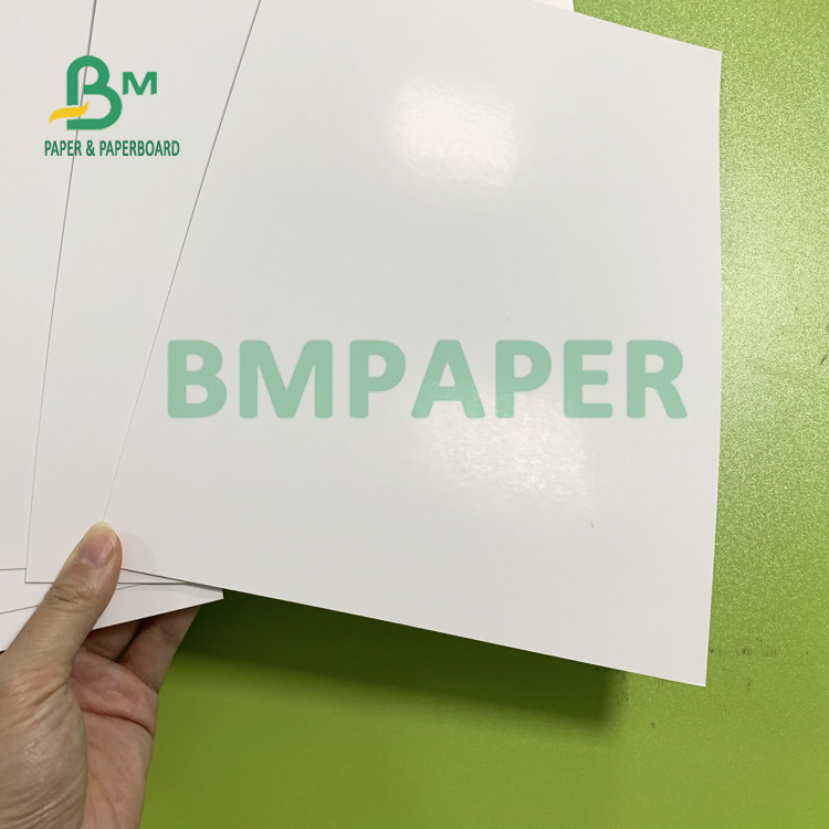 Fade & Tear Resistance Glossy Art Paper For Invitation Two Sides Coated
