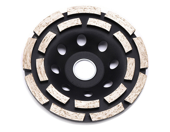 Black Double Row 115mm Grinding Diamond Cup Wheel Sintered