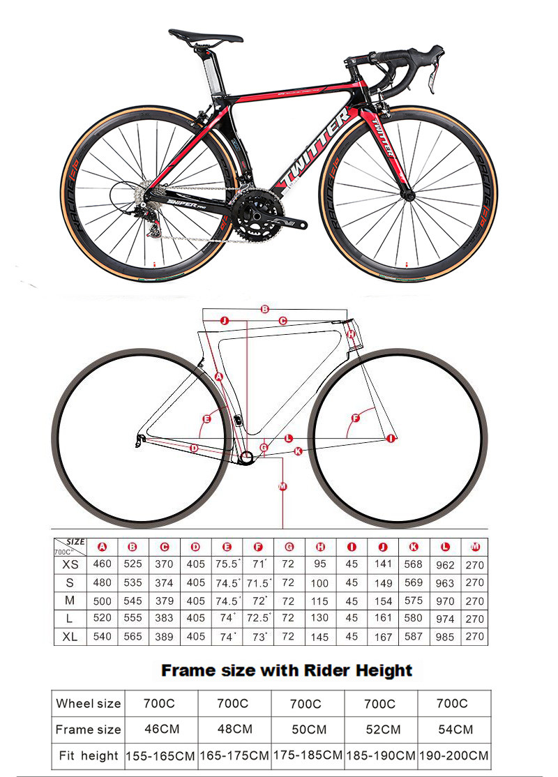 Clairs 16 speed Carbon Fiber Road Bike 700C thru axle Disc Brake frame